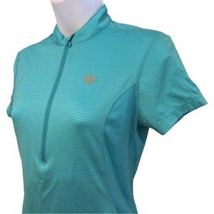 Pearl Izumi For Women Select Cycling Top Three Slot Pocket Back Turquoise XS